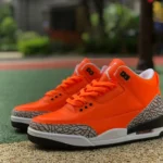 Air Jordan 3 Retro Orange Peel Cracked Leather