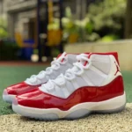 Air Jordan 11 Cherry White Red Basketball Shoes CT8012-116