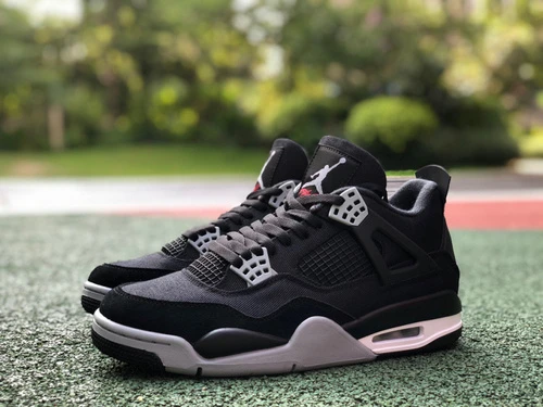 Air Jordan 4 Black Canvas Black DH7138-006