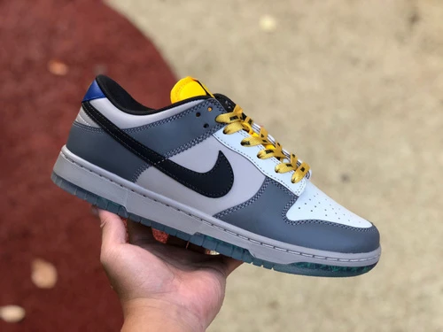 Nike Dunk Low Retro University Blue Grey Blue Yellow DR6187-001