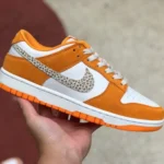 Nike Dunk Low Safari Swoosh Orange DR0156-800