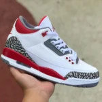 Air Jordan 3 Fire Red White Red Cost-Effective Version DN3707-160