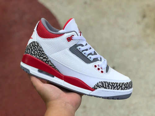 Air Jordan 3 Fire Red White Red Cost-Effective Version DN3707-160