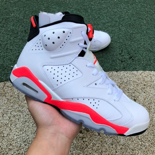 Air Jordan 6 Infrared White Red Premium Edition 384664-384665-123