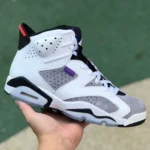 Air Jordan 6 Flint Grey White High Basketball Shoes CI3125-100
