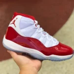 Air Jordan 11 Cherry White Red Basketball Shoes CT8012-116