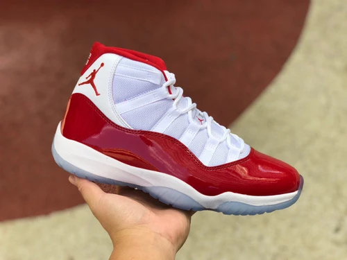Air Jordan 11 Cherry White Red Basketball Shoes CT8012-116