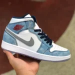 Air Jordan 1 Mid Light Blue Sneakers DN3706-401