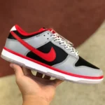 Nike Dunk Low CAU Grey Black Red DR6189-001