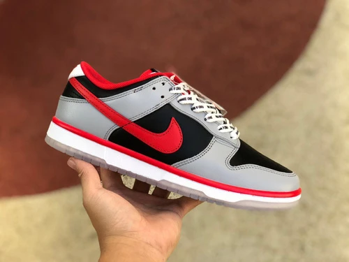 Nike Dunk Low CAU Grey Black Red DR6189-001
