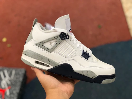 Air Jordan 4 Midnight Navy Cement AJ4 Pure Version DH6927-140