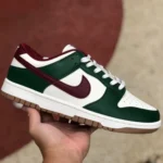 Nike Dunk Low Gorge Green White Green Red FB7160-161