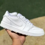 Air Jordan 1 Low Golf Triple White White Sneakers DD9315-101