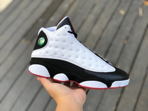 Air Jordan 13 Panda Black White Sneakers 414571-104