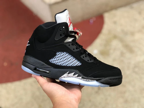 Air Jordan 5 OG Metallic Black AJ5 Black Silver 845035-003