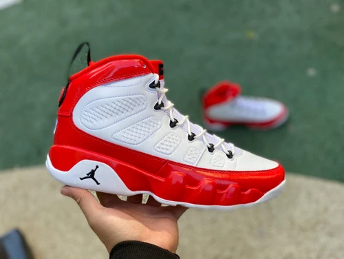 Air Jordan 9 Gym Red White Red Patent Leather 302370-160