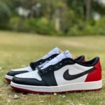 Air Jordan 1 Low Black Toe Iconic Low-Top Sneaker 555088-125