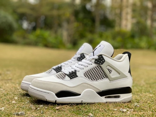 Air Jordan 4 Retro White Cement Black White Gray T1 Edition DH6927-111