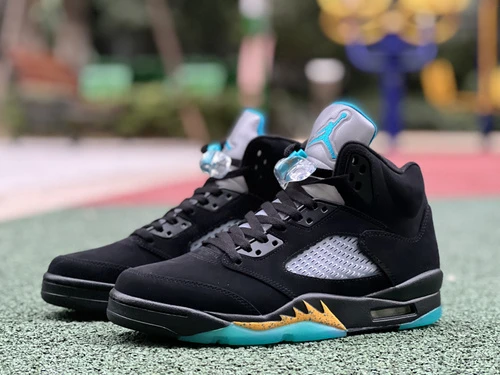 Air Jordan 5 Aqua Black Blue Lake Blue DD0587-047