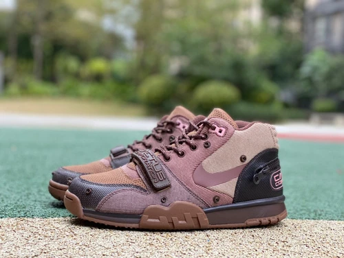 Travis Scott x Nike Air Trainer 1 Wheat Detachable Cover DR7515-200