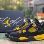 Air Jordan 4 Retro Thunder Black Yellow DH6927-017