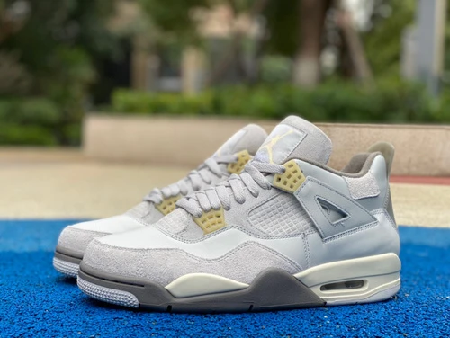 Air Jordan 4 SE Craft Olive Gray Rabbit Women's DV3742-021