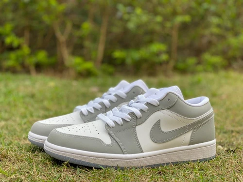 Air Jordan 1 Low Grey Dior Low-Top Basketball Sneaker DC0774-105