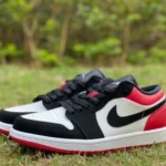 Air Jordan 1 Low Black Toe Classic Low-Top Sneaker 553558-116