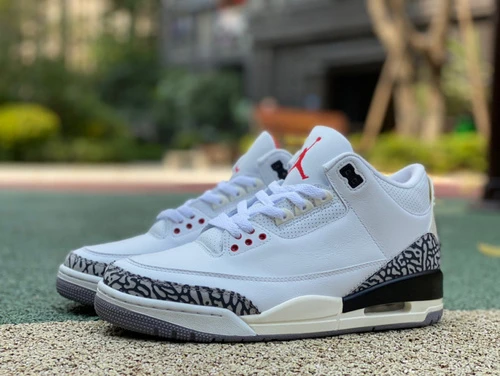 Air Jordan 3 White Cement Reimagined Distressed Top Pick