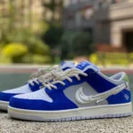 FLY x Nike SB Dunk Low Game Royal White Blue DQ5130-400