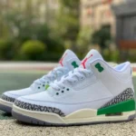 Air Jordan 3 Retro Lucky Green Premium Leather CK9246-136
