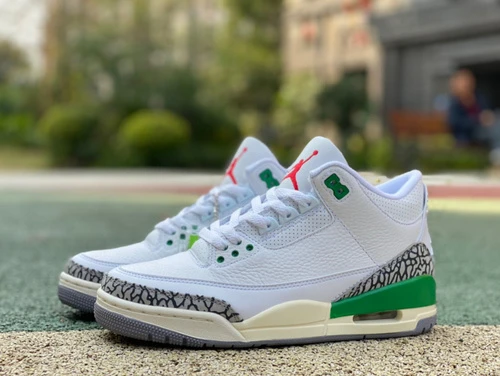 Air Jordan 3 Retro Lucky Green Premium Leather CK9246-136
