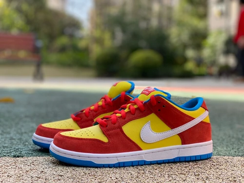 Nike SB Dunk Bart Simpson Yellow Orange BQ6817-602