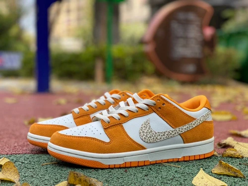 Nike Dunk Low Grouper White Orange Pattern DR0156-800 300