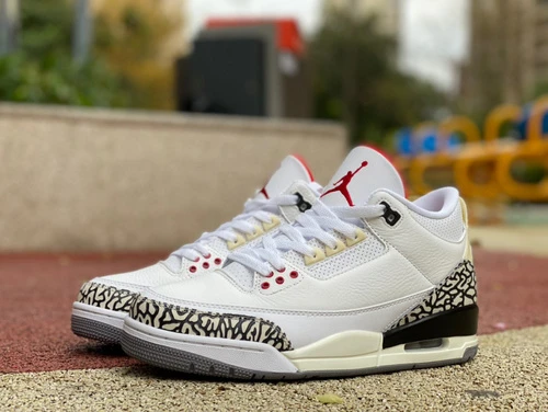 Air Jordan 3 White Cement Reimagined Distressed Premium Leather