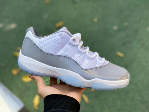 Air Jordan 11 Retro Low Cement Grey Grey White Basketball Shoes AV2187-140