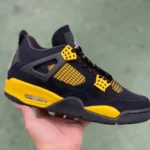 Air Jordan 4 Retro Thunder Black Yellow DH6927-017
