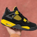 Air Jordan 4 Retro Thunder Black Yellow DH6927-017