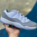 Air Jordan 11 Retro Low Cement Grey Grey White Basketball Shoes AV2187-140
