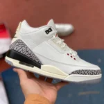Air Jordan 3 Retro White Cement 2023 Distressed S2 Version