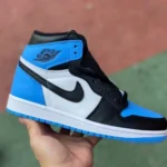 Air Jordan 1 High OG UNC Toe Blue Black Sneakers DZ5485-400