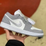 Air Jordan 1 Low SE Light Steel Grey White Grey Sneakers DV0426-012