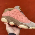 Clot x Air Jordan 13 Terracotta Burgundy Sneakers AT3102-200
