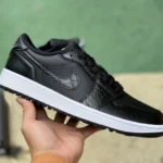 Air Jordan 1 Low Golf Black Waterproof Golf Sneaker DD9315-003