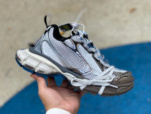 Balenciaga 3XL Blue Brown White