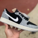 Air Jordan 1 Low OG Black Cement Grey Black Sneakers cz0790-001