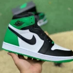 Air Jordan 1 High OG Lucky Green Black White Green LJR Edition DZ5485