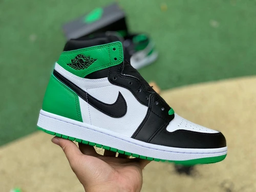 Air Jordan 1 High OG Lucky Green Black White Green LJR Edition DZ5485