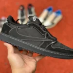 Travis Scott x Air Jordan 1 Low Black Phantom DM7