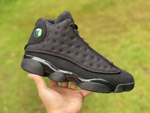 Air Jordan 13 Black Cat Black Sneakers 884129-414571-011